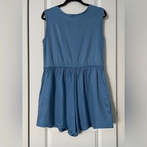 Smash + Tess Blue Romper